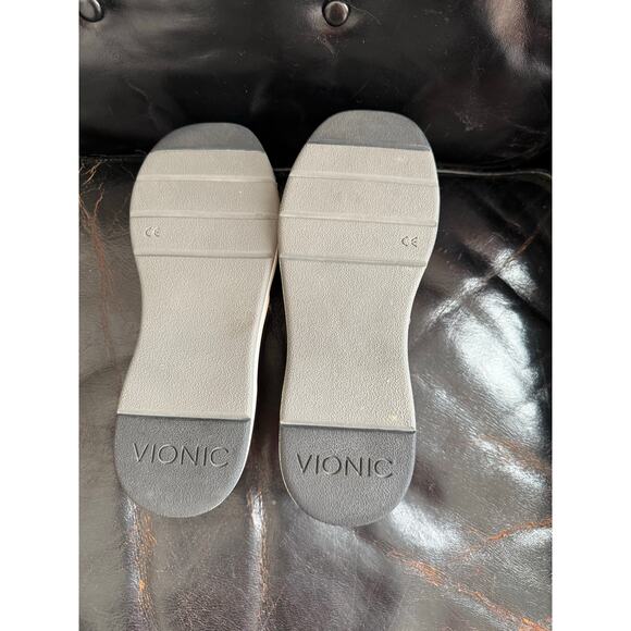 Vionic Women’s Metallic Leather Slip-On Comfort Shoes Size 10 Orthotic Sole - Picture 4 of 7